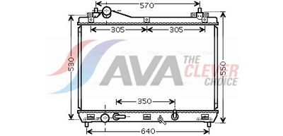 RADIATOR RACIRE MOTOR AVA Clever Choice SZ2105