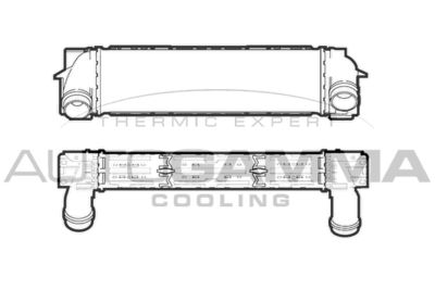 AUTOGAMMA 107293 Интеркулер  для BMW X3 (Бмв X3)