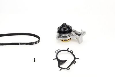 Vodní pumpa + klínový žebrový řemen CONTINENTAL CTAM 3PK576 ELAST WP2