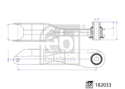 Рычаг независимой подвески колеса, подвеска колеса FEBI BILSTEIN 182033 для LAND ROVER DEFENDER