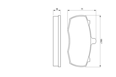 BREMSBELAGSATZ SCHEIBENBREMSE