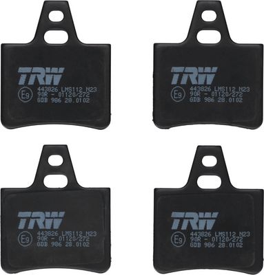 Bremsbelagsatz, Scheibenbremse