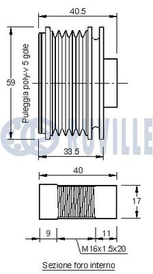 SISTEM ROATA LIBERA GENERATOR RUVILLE 541916 1