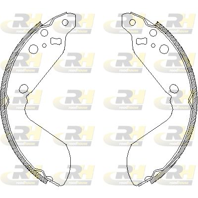 ROADHOUSE 4669.00 Тормозные колодки барабанные  для SUZUKI VITARA Cabrio (ET, TA) 1.6 i 16V (TA02, SE416)