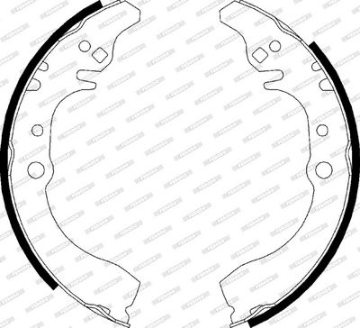 SET SABOTI FRANA FERODO FSB599 2