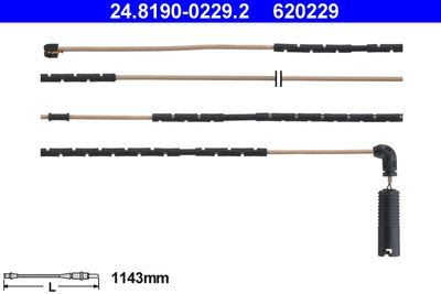 Сигнализатор, износ тормозных колодок ATE 24.8190-0229.2 для BMW Z4