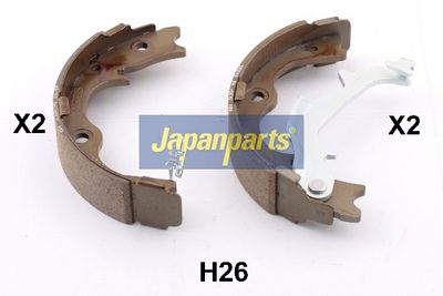 JAPANPARTS Stabdžių trinkelių komplektas