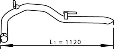 Rura wydechowa DINEX 74621