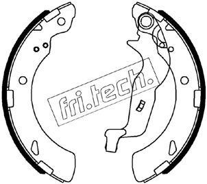 fri.tech. 1044.029 Ремкомплект барабанных колодок для HONDA CIVIC VII Hatchback (EU, EP, EV) 1.4 i (EP1)