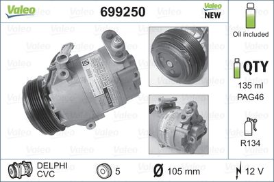 Compressor, air conditioning 699250