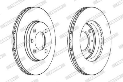 DISC FRANA FERODO DDF175C 1