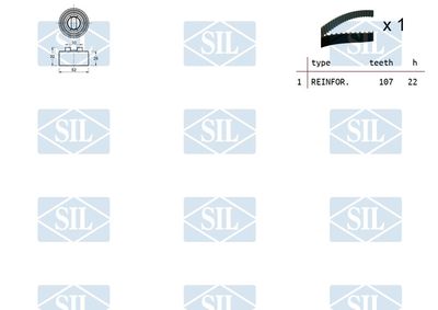 SET CUREA DE DISTRIBUTIE Saleri SIL TK1194 1