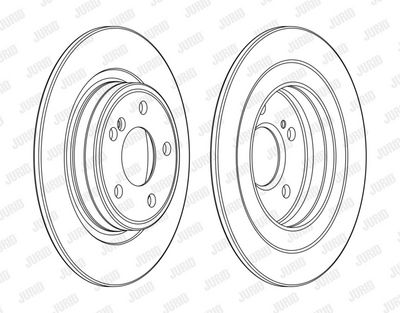 Brzdový kotouč JURID 563140JC