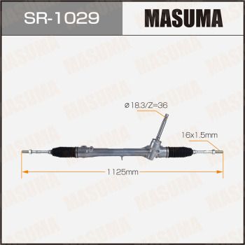 Зубчатая рейка, рулевой механизм MASUMA SR-1029 для TOYOTA C-HR