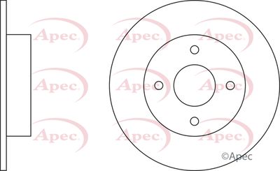 Brake Disc APEC DSK2162