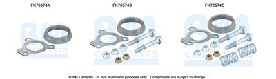Монтажен комплект, изпускателна тръба BM Catalysts FK70574