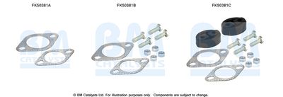 Монтажен комплект, изпускателна тръба BM Catalysts FK50381