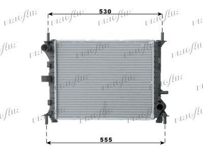 Радиатор, охлаждение двигателя FRIGAIR 0105.3056 для FORD FOCUS