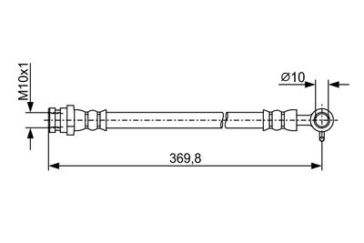 BREMSSCHLAUCH BOSCH 1987481968 4