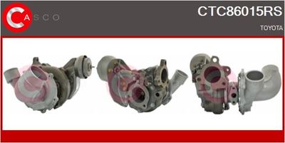 CASCO CTC86015RS Турбина  для TOYOTA AVENSIS (Тойота Авенсис)