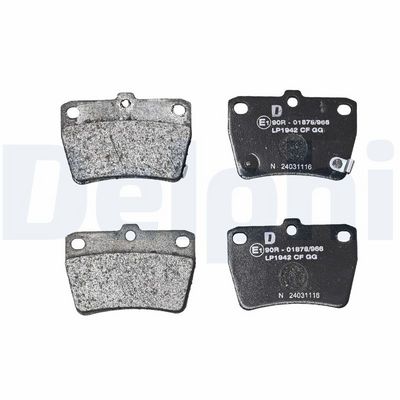 Remblokken set Achter , past: CHERY TIGGO  TOYOTA RAV 4 II 1.6-2.4 05.00-10.16