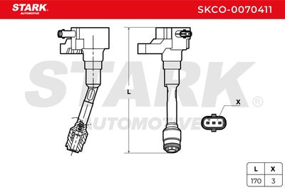запалителна бобина STARK SKCO-0070411