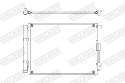 CONDENSATOR CLIMATIZARE WALKER WCD00439 8