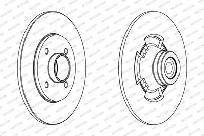DISC FRANA FERODO DDF15151 1