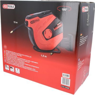 KS Tools - Navijak hadice na stlačený vzduch Ø10mm, 15m