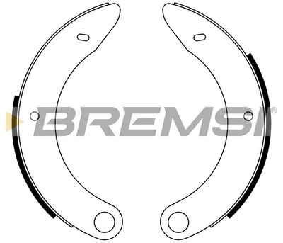 Комплект тормозных колодок BREMSI GF0111 для CITROËN ID