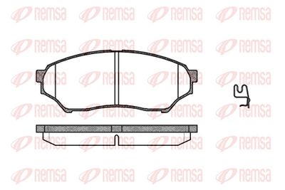 Brake Pad Set, disc brake 0845.01