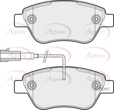 Brake Pad Set APEC PAD2001