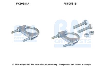 Монтажен комплект, изпускателна тръба BM Catalysts FK50581