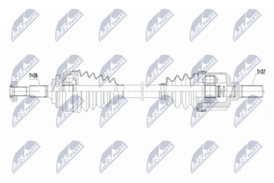 Wał napędowy NTY NPW-CT-156