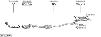 SISTEM DE ESAPAMENT BOSAL SYS03097