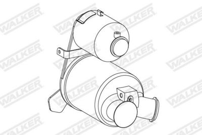RUß-/PARTIKELFILTER ABGASANLAGE WALKER 73298 1