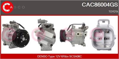 COMPRESOR CLIMATIZARE CASCO CAC86004GS