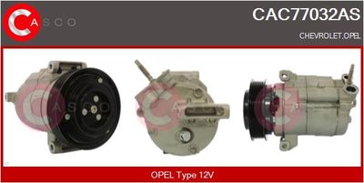 CASCO CAC77032AS Компрессор кондиционера  для CHEVROLET CAPTIVA (C100, C140) 2.2 D