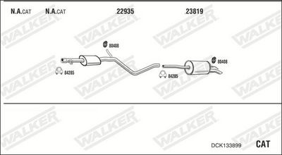 Изпускателна система WALKER DCK133899
