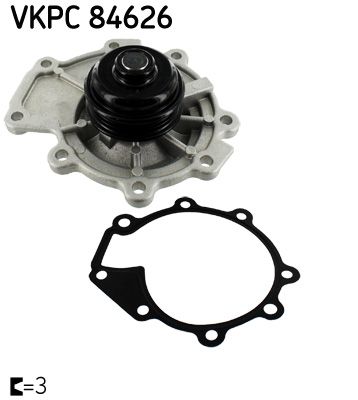 Water Pump, engine cooling VKPC 84626