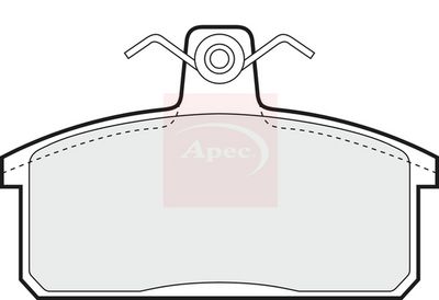 APEC Brake Pad Set, disc brake PAD736