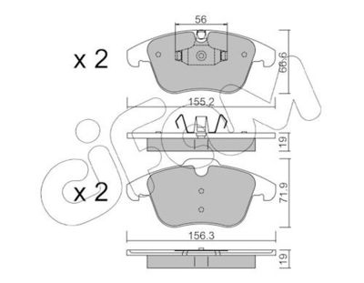 SET PLACUTE FRANA FRANA DISC CIFAM 8226754