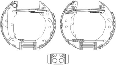 TEXTAR Bremsbackensatz Shoe Kit Pro (84043700)