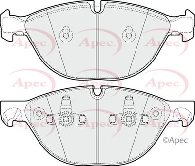 Brake Pad Set APEC PAD1615