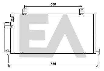 Конденсатор, кондиционер EACLIMA 30C51030 для MITSUBISHI GALANT