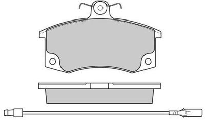 Комплект тормозных колодок, дисковый тормоз FIT FP0290E для DATSUN mi-DO