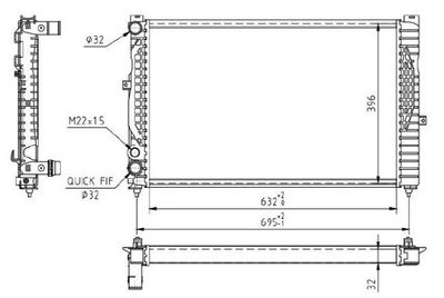 RADIATOR RACIRE MOTOR