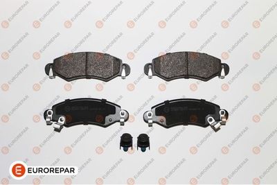 Комплект тормозных колодок, дисковый тормоз EUROREPAR 1617262680 для OPEL AGILA