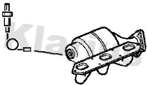 KLARIUS 322106 Каталізатор для PORSCHE (Порш)
