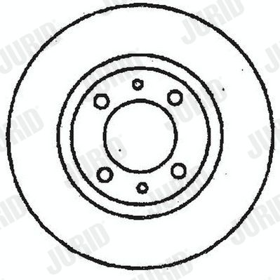 Тормозной диск JURID 561120J для SEAT 132